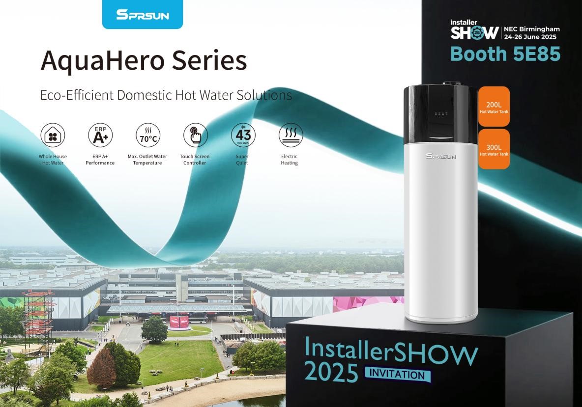 Eco-efficiënte huishoudelijke warmwater warmtepomp