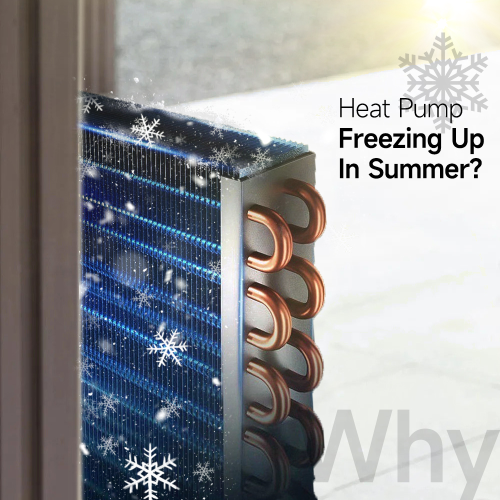 Waarom bevriest mijn warmtepomp in de zomer?