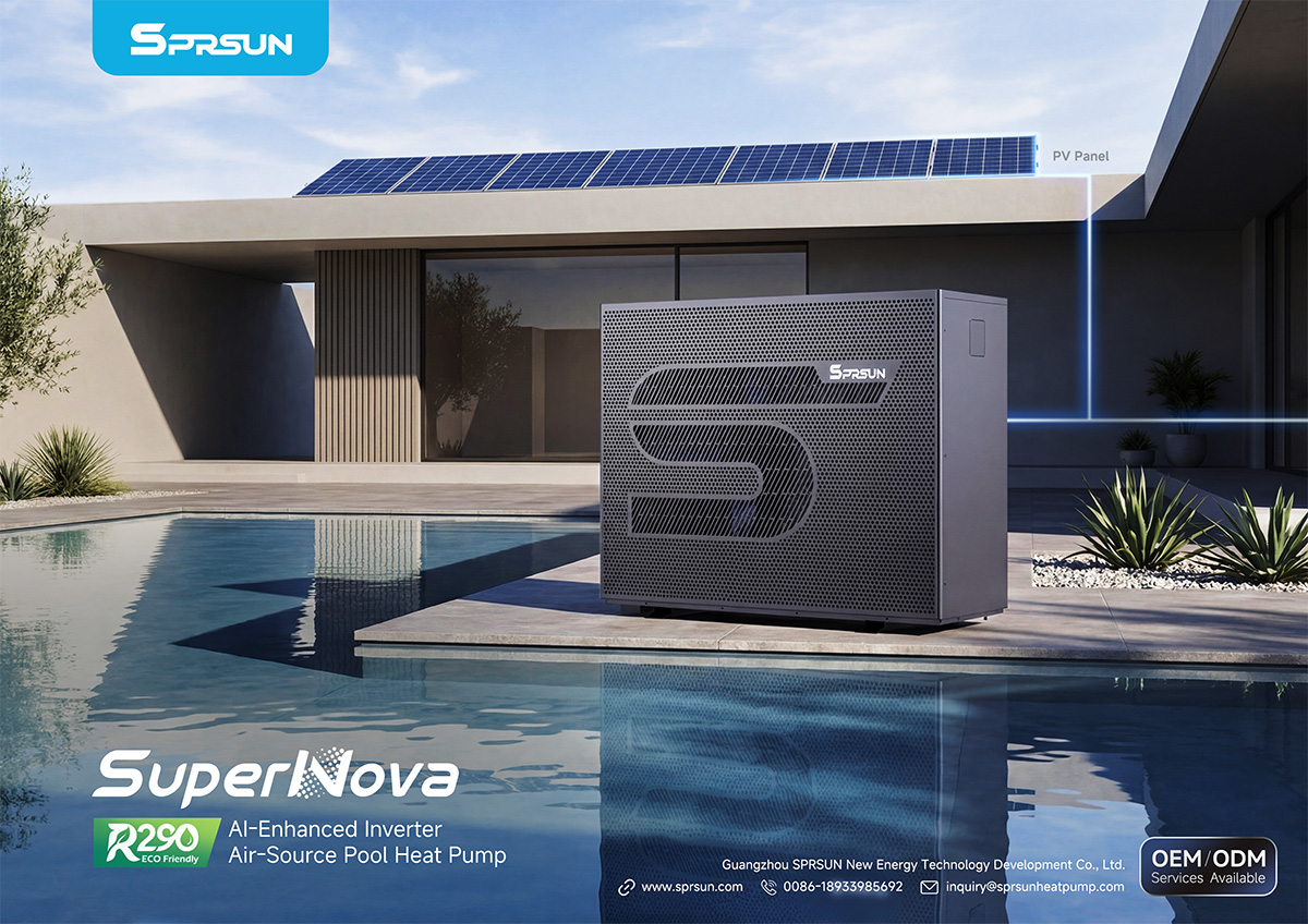 R290 swimming pool heat pump R290 zwembadwarmtepomp