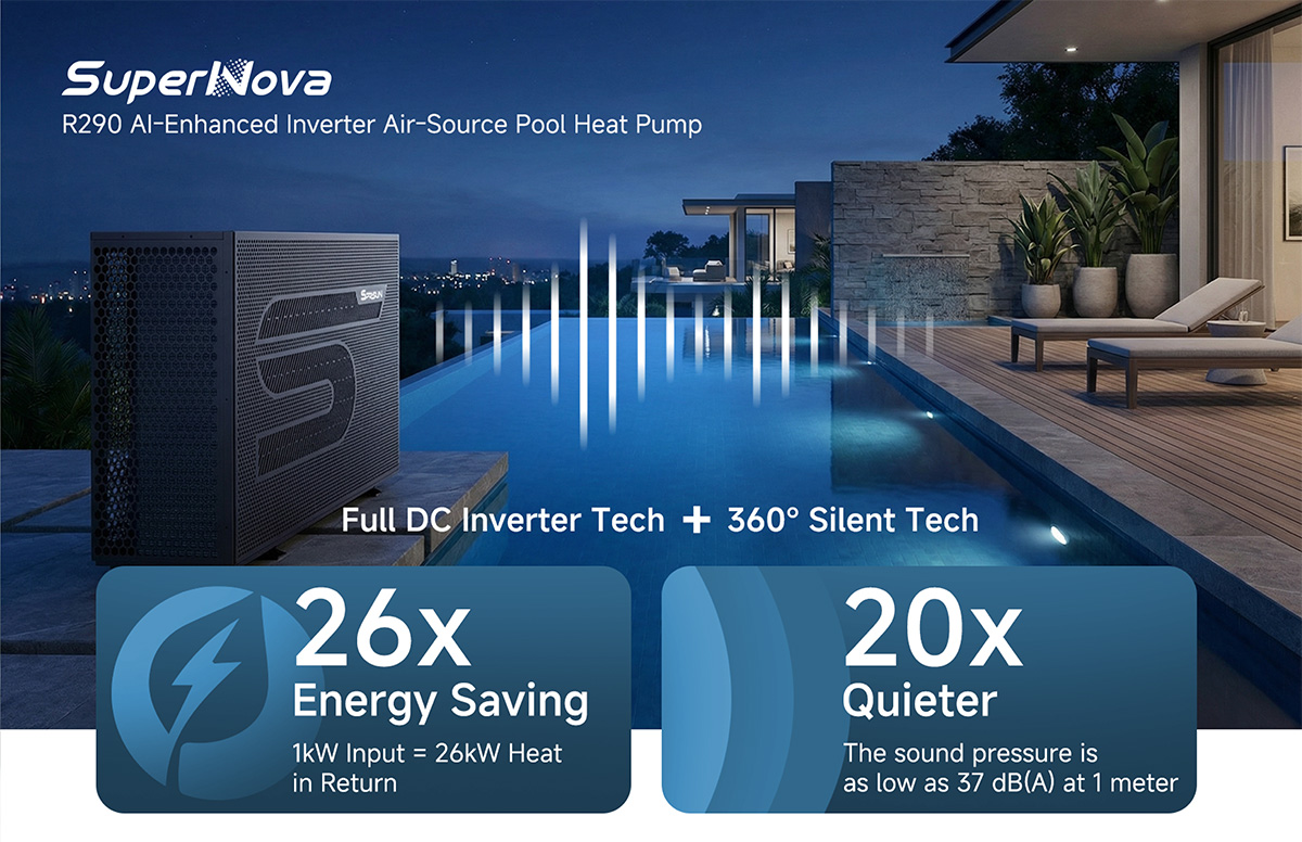 R290 swimming pool heat pump-2 R290 zwembadwarmtepomp-2