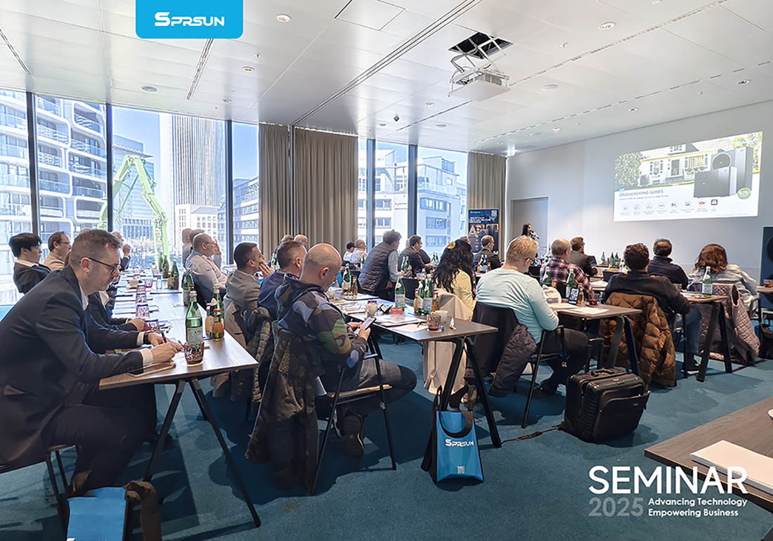 Europese klanten nemen deel aan SPRSUN seminar