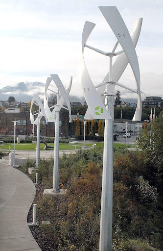Windturbines met verticale as