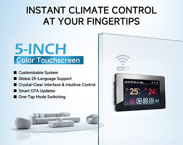 R32 Slim regelsysteem voor warmtepomp